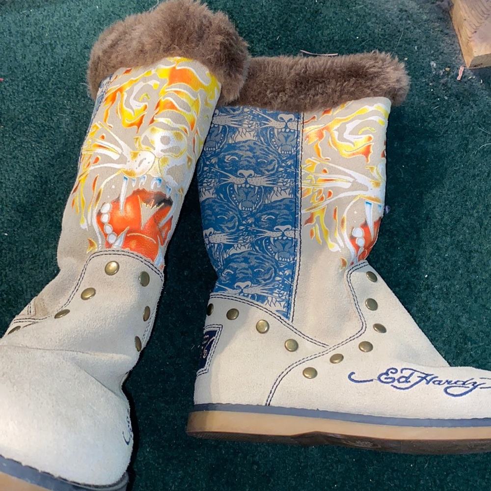 Don Ed Hardy Designed Boots